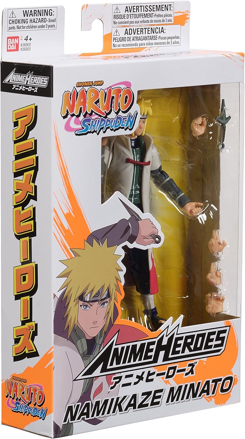 Bandai ANIME HEROES - Naruto Shippuden - Minato Namikaze Action Figure