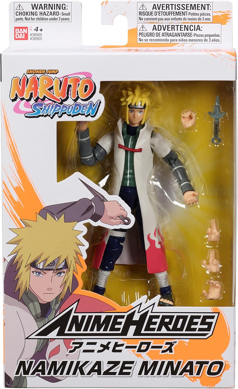 Bandai ANIME HEROES - Naruto Shippuden - Minato Namikaze Action Figure