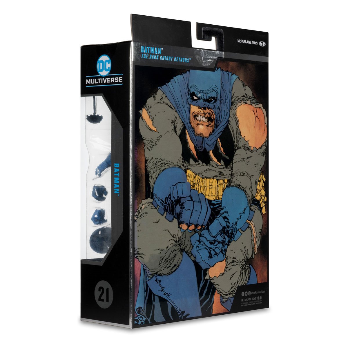 Mcfarlane DC Multiverse - Collector Edition: Batman Dark Knight Returns Battle Damage Blue Outfit Action Figure