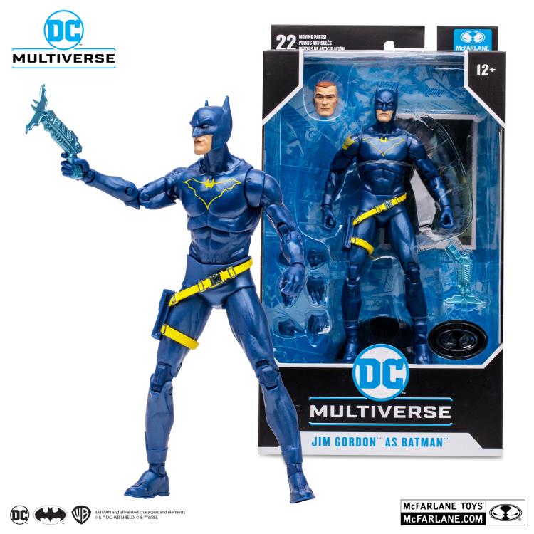 Mcfarlane DC Multiverse: Batman: Endgame - Jim Gordon as Batman Platinum (Chase) Action Figure