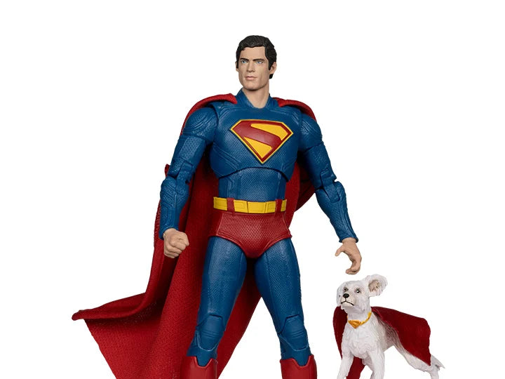 Mcfarlane DC Multiverse: Superman (2025) - Superman & Krypto (Deluxe Theatrical Edition) Action Figure