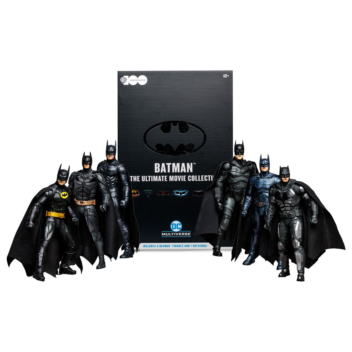 McFarlane Toys DC Multiverse: WB100 Batman The Ultimate Movie Collection - Batman Action Figure 6-Pack