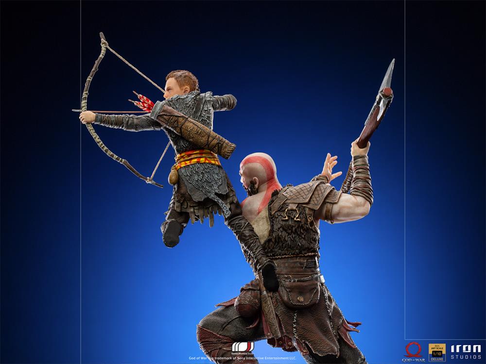 Iron Studios: God of War Battle Diorama Series - Kratos & Atreus Art Scale Limited Edition Statue