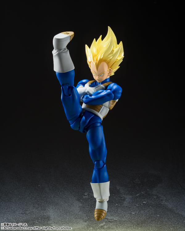 Bandai S.H. Figuarts: Dragon Ball Z - Super Saiyan Vegeta (Awakening Super Saiyan Blood) Action Figure