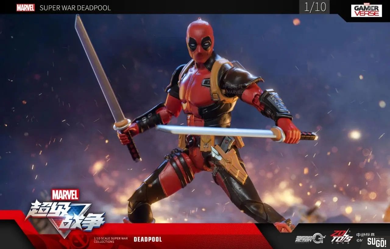 ZD Toys Deadpool Action Figure ( no Light Up Function )