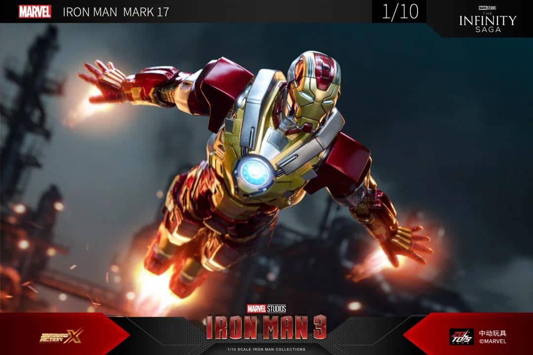 ZD Toys Iron Man Mark 17 (XVII) Action Figure ( No Light Up Function )