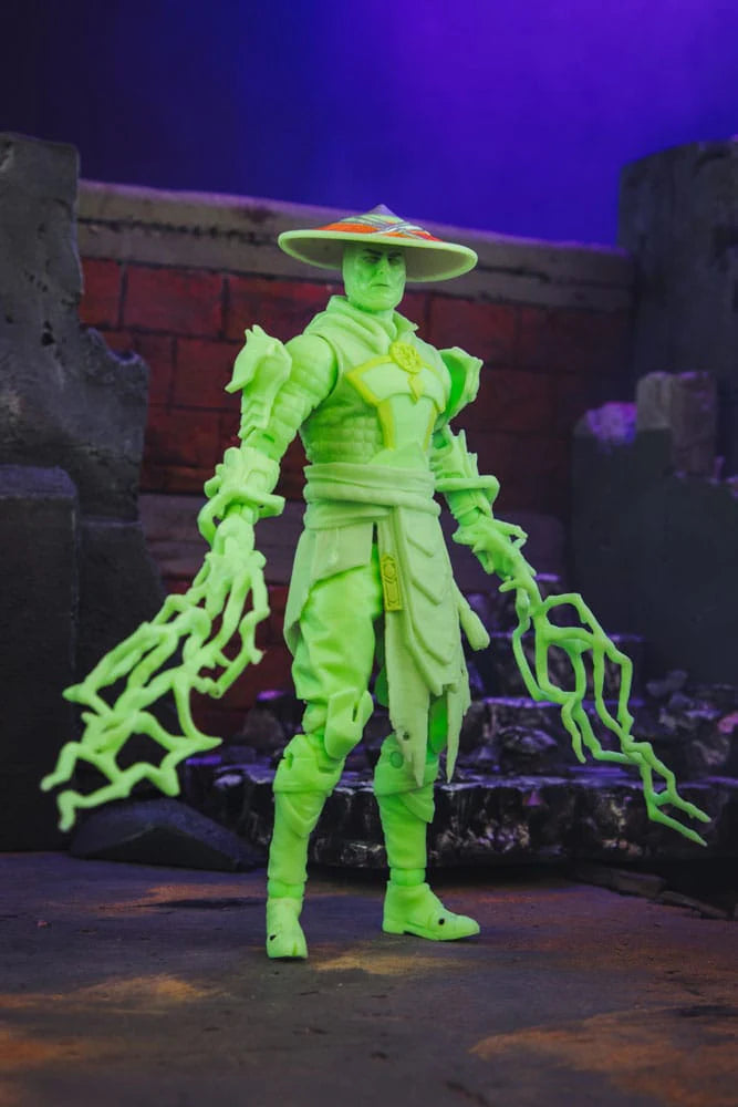 Mcfarlane Mortal Kombat - Glow in The Dark Edition Raiden (Gold Label) Action Figure