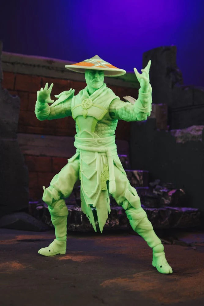 Mcfarlane Mortal Kombat - Glow in The Dark Edition Raiden (Gold Label) Action Figure