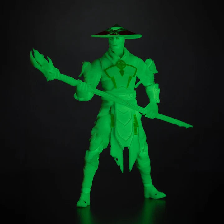 Mcfarlane Mortal Kombat - Glow in The Dark Edition Raiden (Gold Label) Action Figure