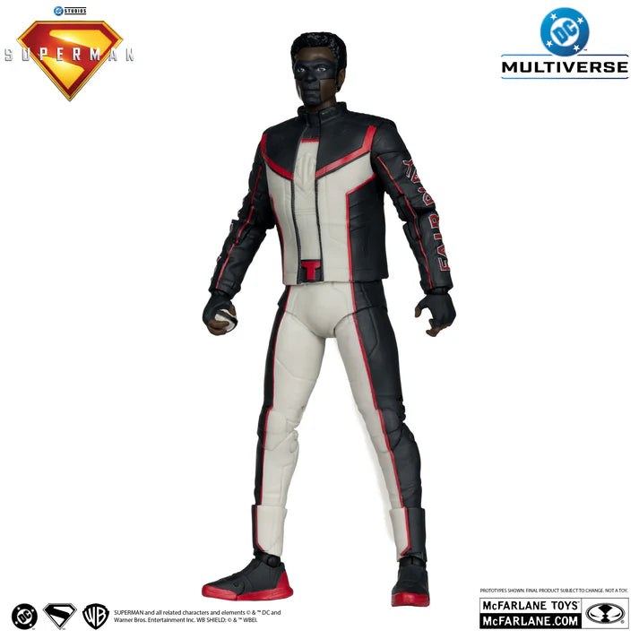 Mcfarlane DC Multiverse:  Superman (2025) - Mr. Terrific (Deluxe Theatrical Edition) (Red Platinum Edition) **Chase** Action Figure