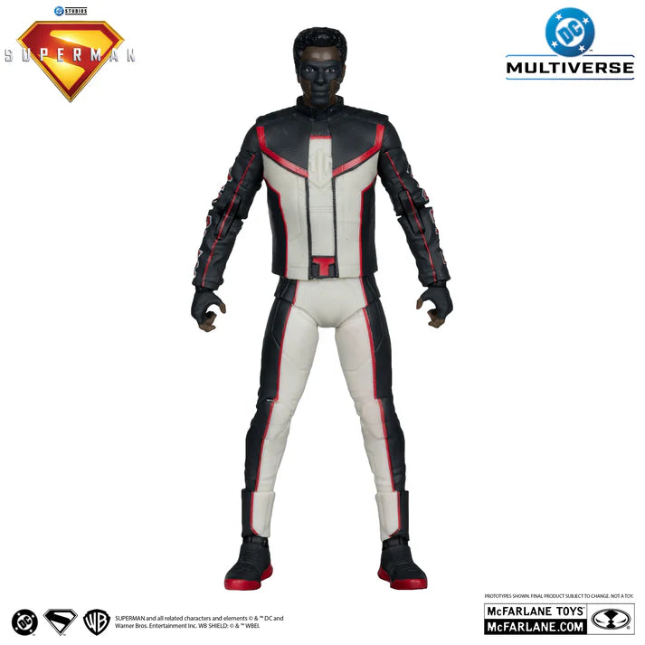 Mcfarlane DC Multiverse:  Superman (2025) - Mr. Terrific (Deluxe Theatrical Edition) (Red Platinum Edition) **Chase** Action Figure