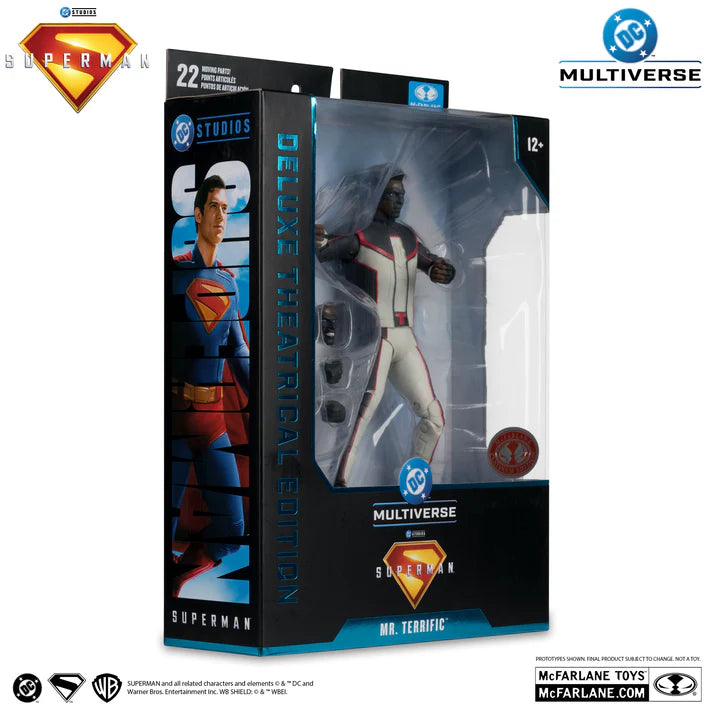 Mcfarlane DC Multiverse: Superman (2025) - Mr. Terrific (Deluxe Theatrical Edition) (Red Platinum Edition) **Chase** Action Figure