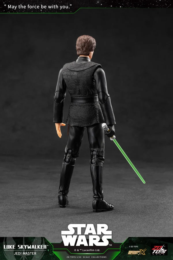 ZD Toys Star Wars Luke Skywalker Jedi Master Action Figure (7 Inch) | 1966-03 | 1:10 Scale Official Collectible