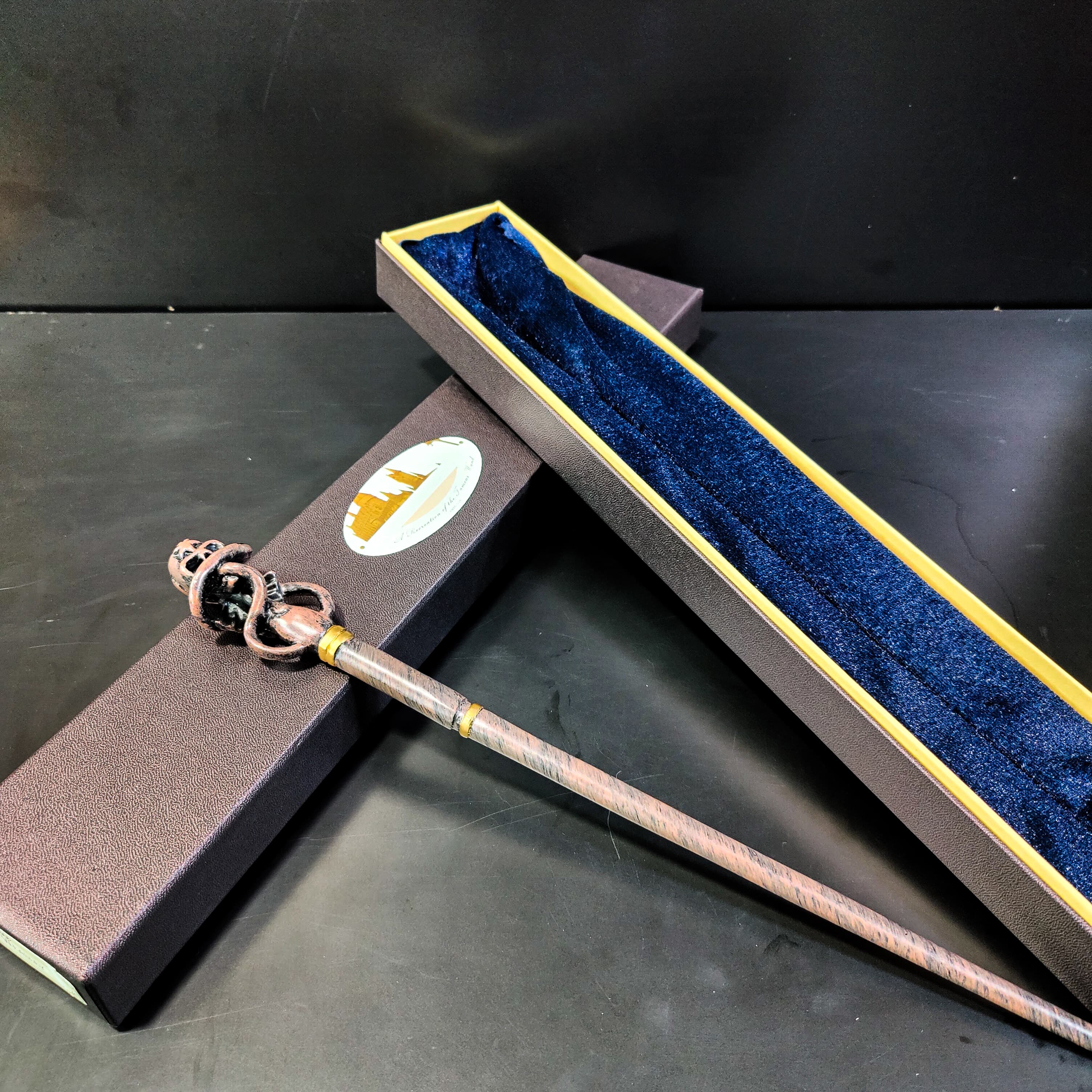 Harry Potter Lifesize Replica Wooden Wands - Death Eater 1