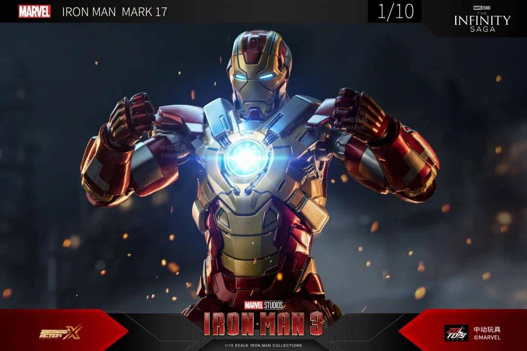 ZD Toys Iron Man Mark 17 (XVII) Action Figure ( No Light Up Function )