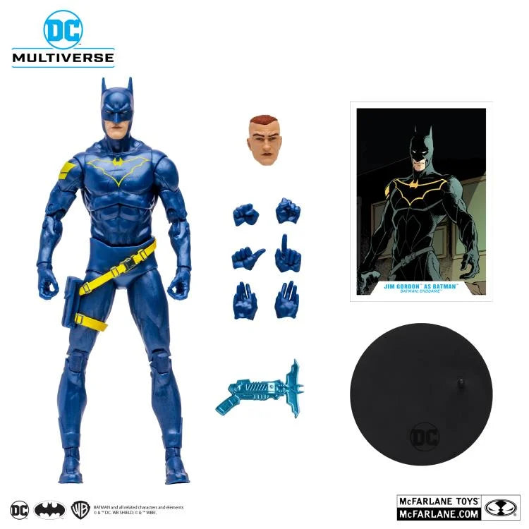 Mcfarlane DC Multiverse: Batman: Endgame - Jim Gordon as Batman Platinum (Chase) Action Figure