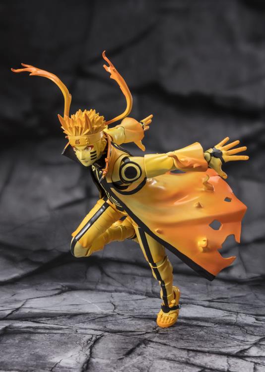 S.H.Figuarts Naruto: Shippuden S.H.Figuarts Naruto Uzumaki (Kurama Link Mode Ver.) (Courageous Strength That Binds) Exclusive Action Figure
