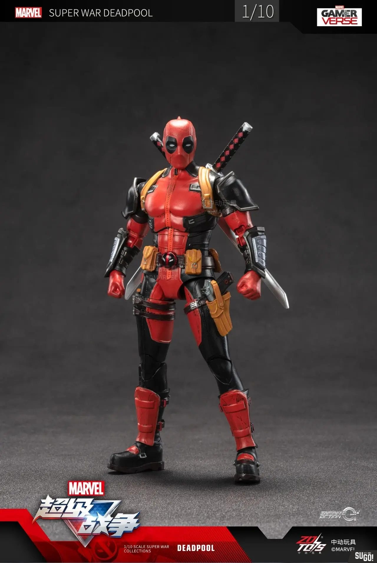 ZD Toys Deadpool Action Figure ( no Light Up Function )