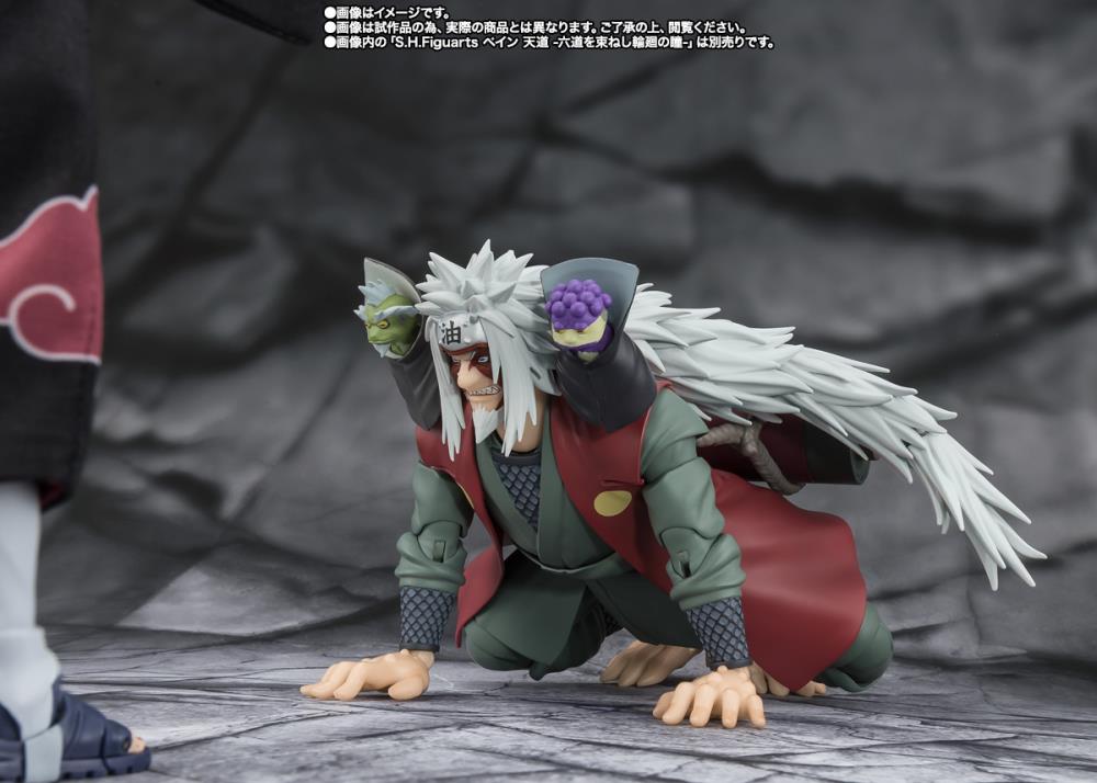 Bandai S.H.Figuarts: Naruto Shippuden – Jiraiya (Hidden Leaf Heroic Master Sage / Konoha’s Heroic Master Sage) Action Figure