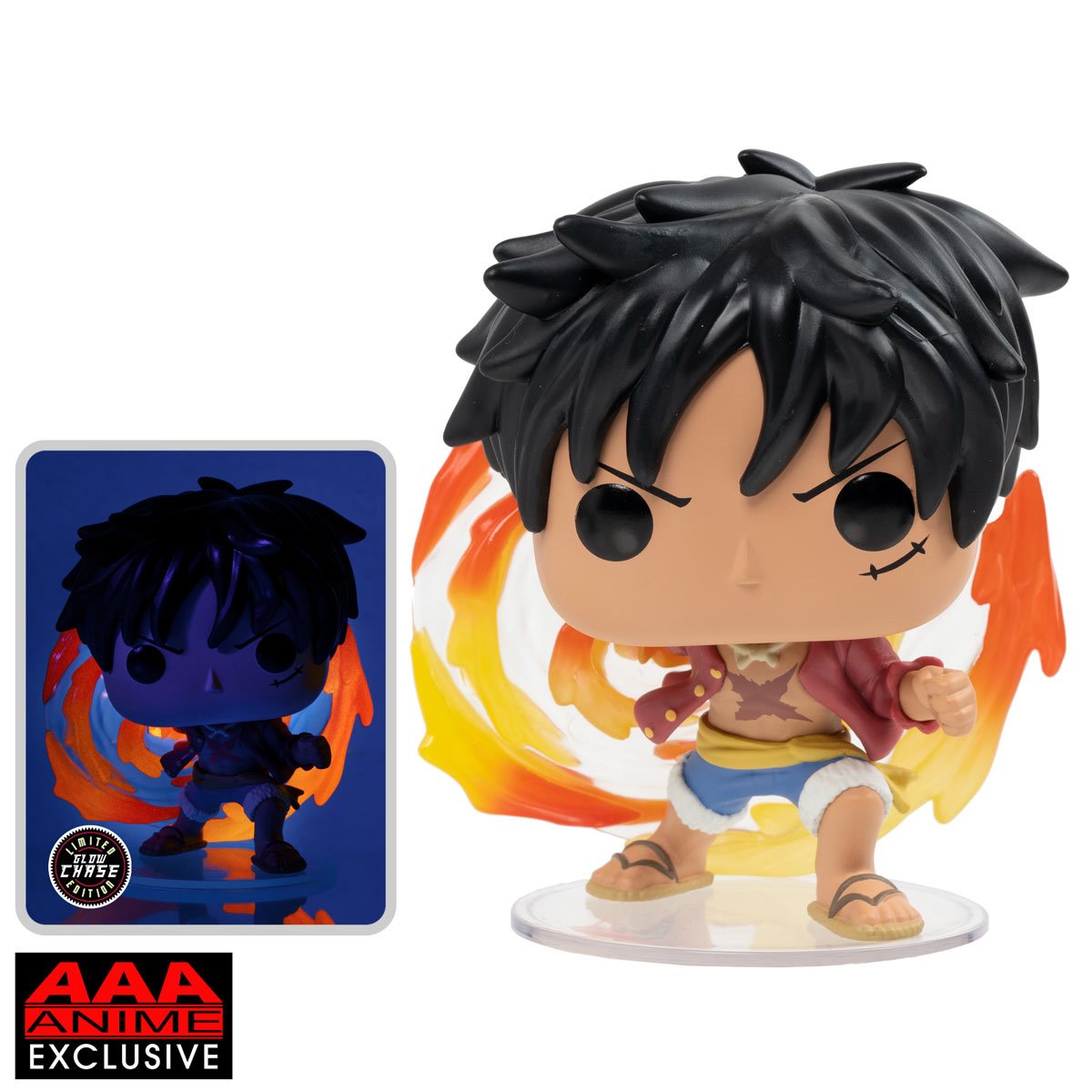 Funko POP! Animatiom: One Piece - Monkey D. Luffy Red Hawk #1273 - AAA Anime Exclusive (Chase)