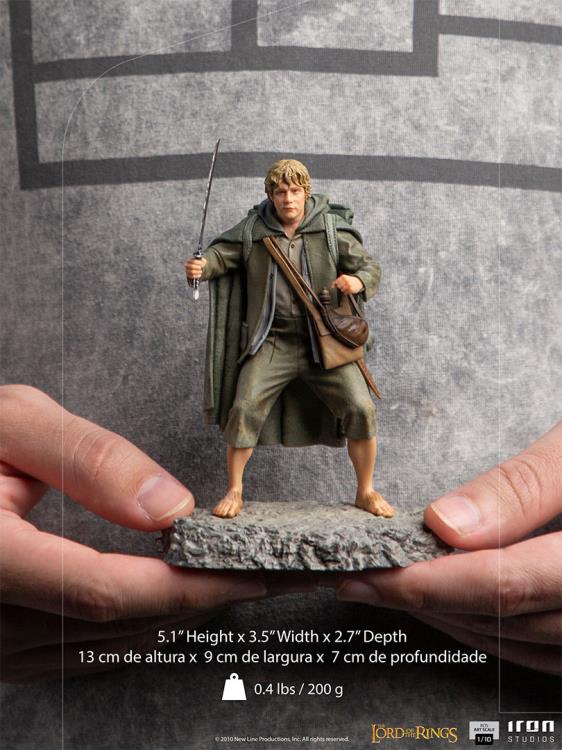 Iron Studios The Lord of the Rings Battle Diorama Series: Samwise Gamgee 1/10 Art Scale Limited Edition Statue
