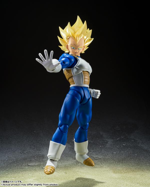 Bandai S.H. Figuarts: Dragon Ball Z - Super Saiyan Vegeta (Awakening Super Saiyan Blood) Action Figure