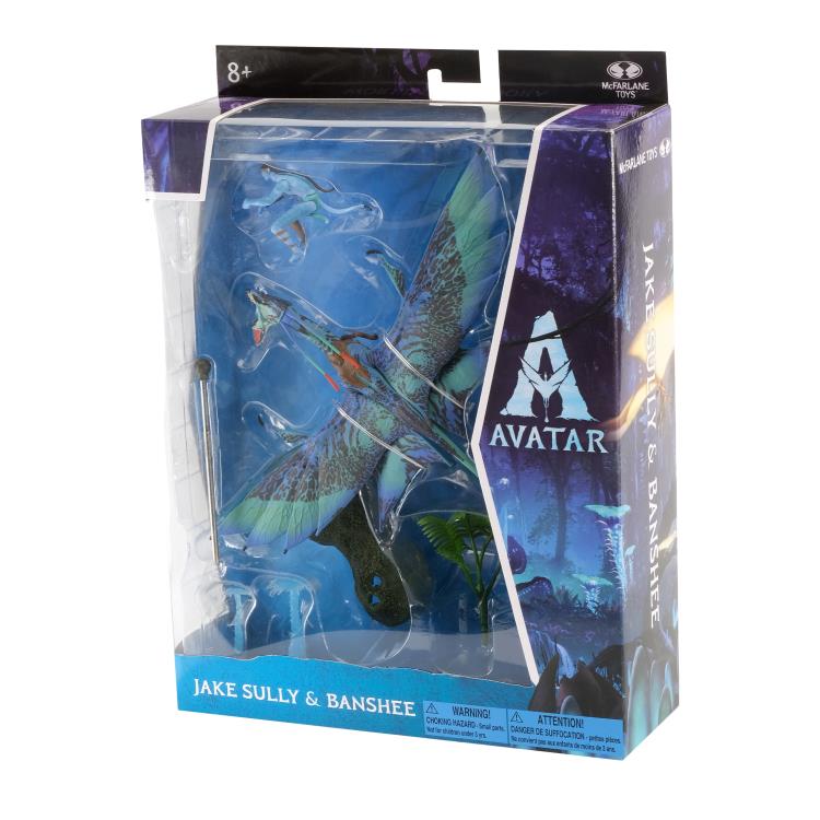 Mcfarlane Avatar - World of Pandora Banshee Rider Jake Sully Deluxe Figure Set