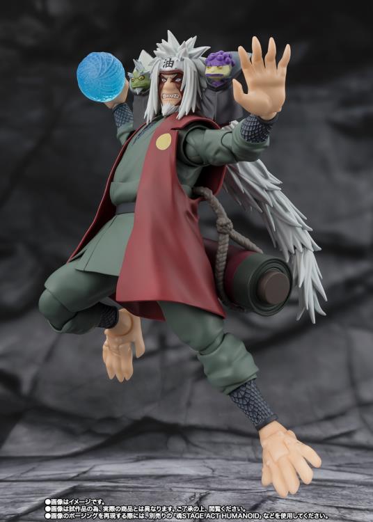 Bandai S.H.Figuarts: Naruto Shippuden – Jiraiya (Hidden Leaf Heroic Master Sage / Konoha’s Heroic Master Sage) Action Figure