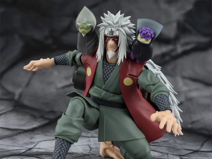 Bandai S.H.Figuarts: Naruto Shippuden – Jiraiya (Hidden Leaf Heroic Master Sage / Konoha’s Heroic Master Sage) Action Figure