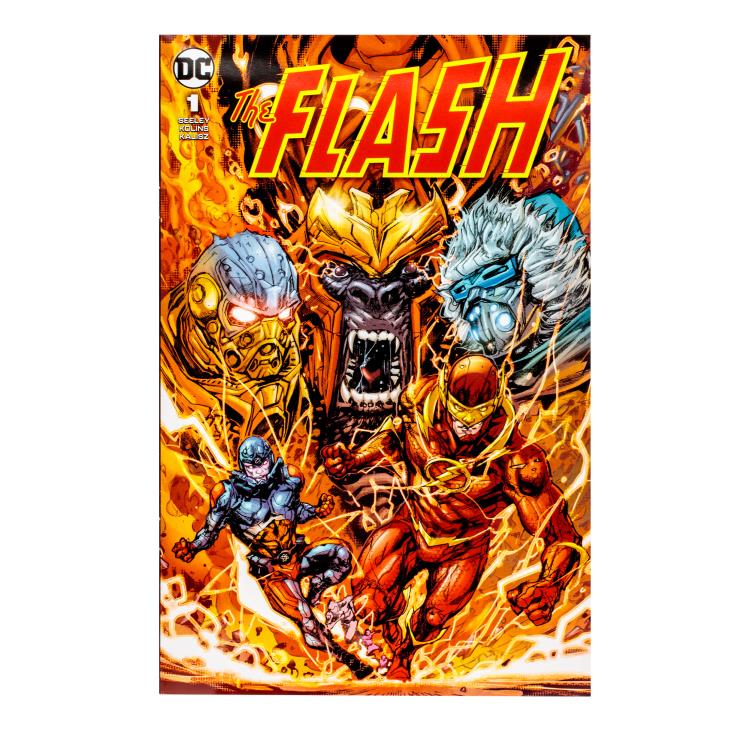Mcfarlane DC Multiverse: The Flash: Page Punchers - Heat Wave with Comic