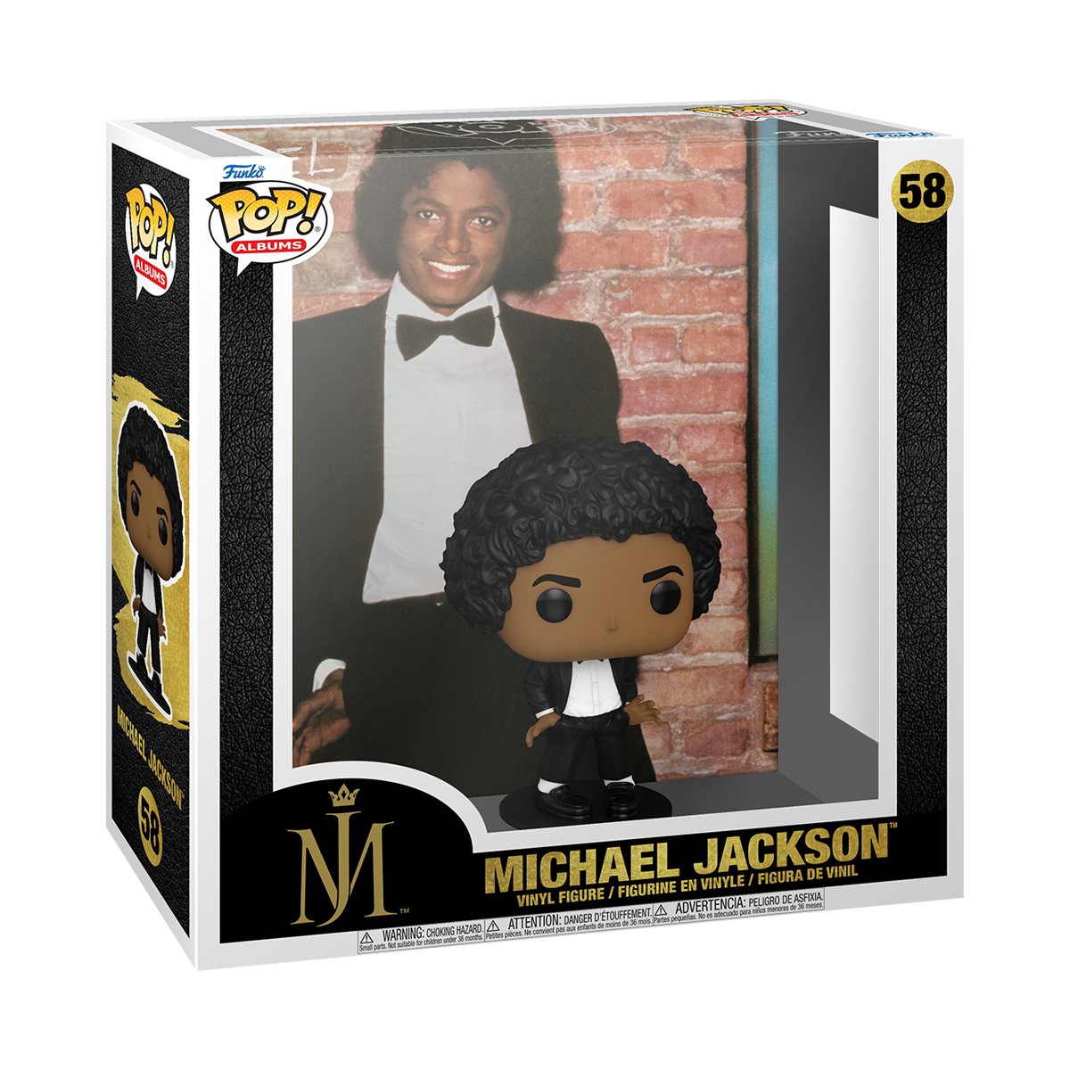 Funko POP! Music- Michael Jackson Off the Wall - Album Figure (with Case) #58