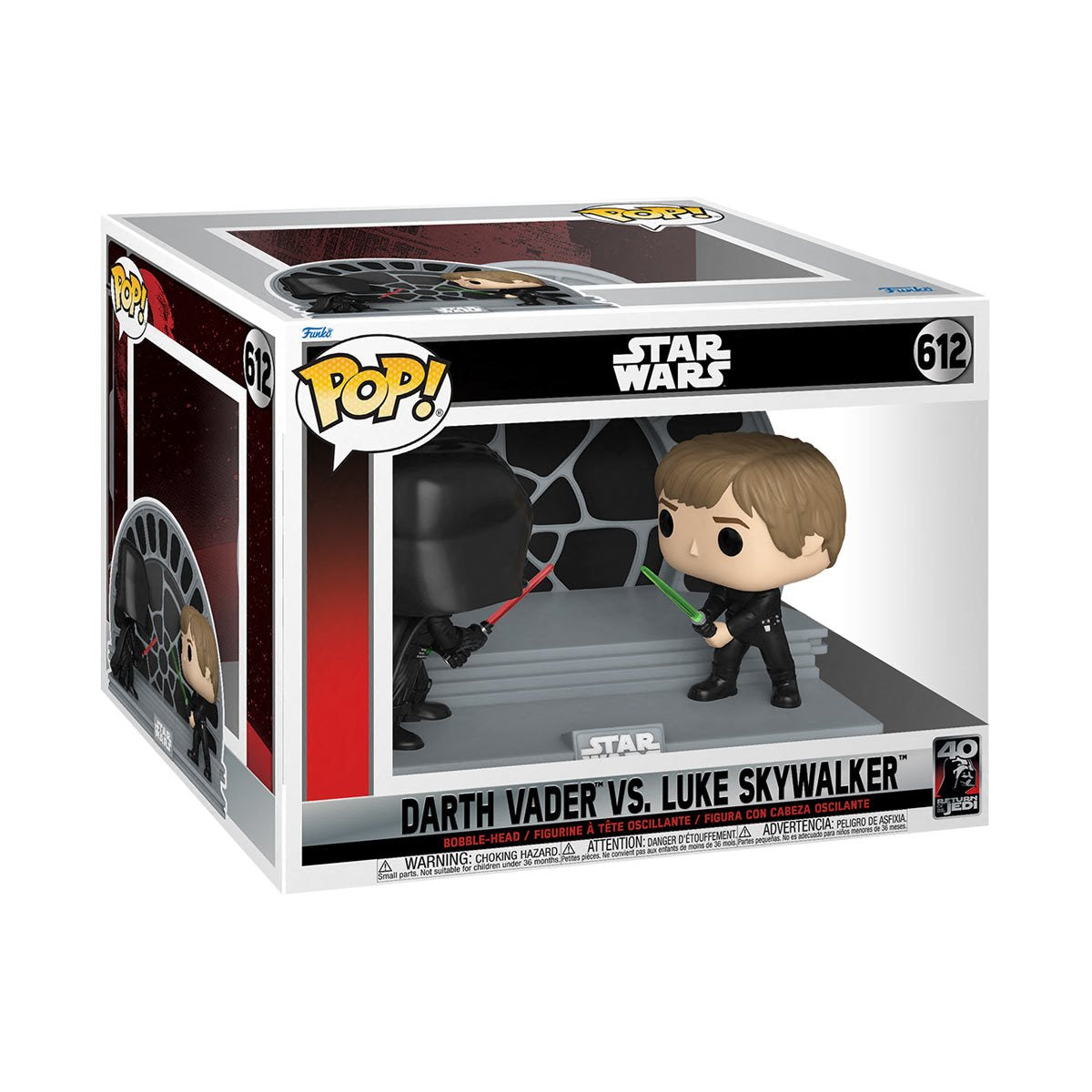 Funko POP! Star Wars: Return of the Jedi: 40th Anniversary Movie Moment - Luke Vs. Darth Vader