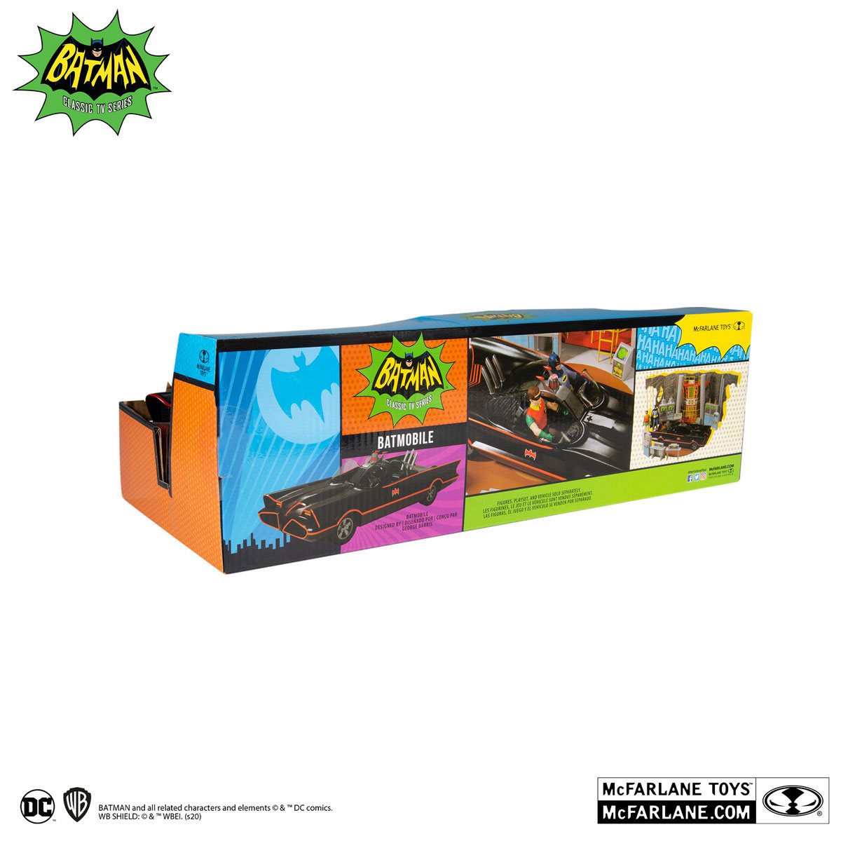 McFarlane Toys DC Multiverse: DC Retro - Batman 1966 Classic TV Series Batmobile Vehicle