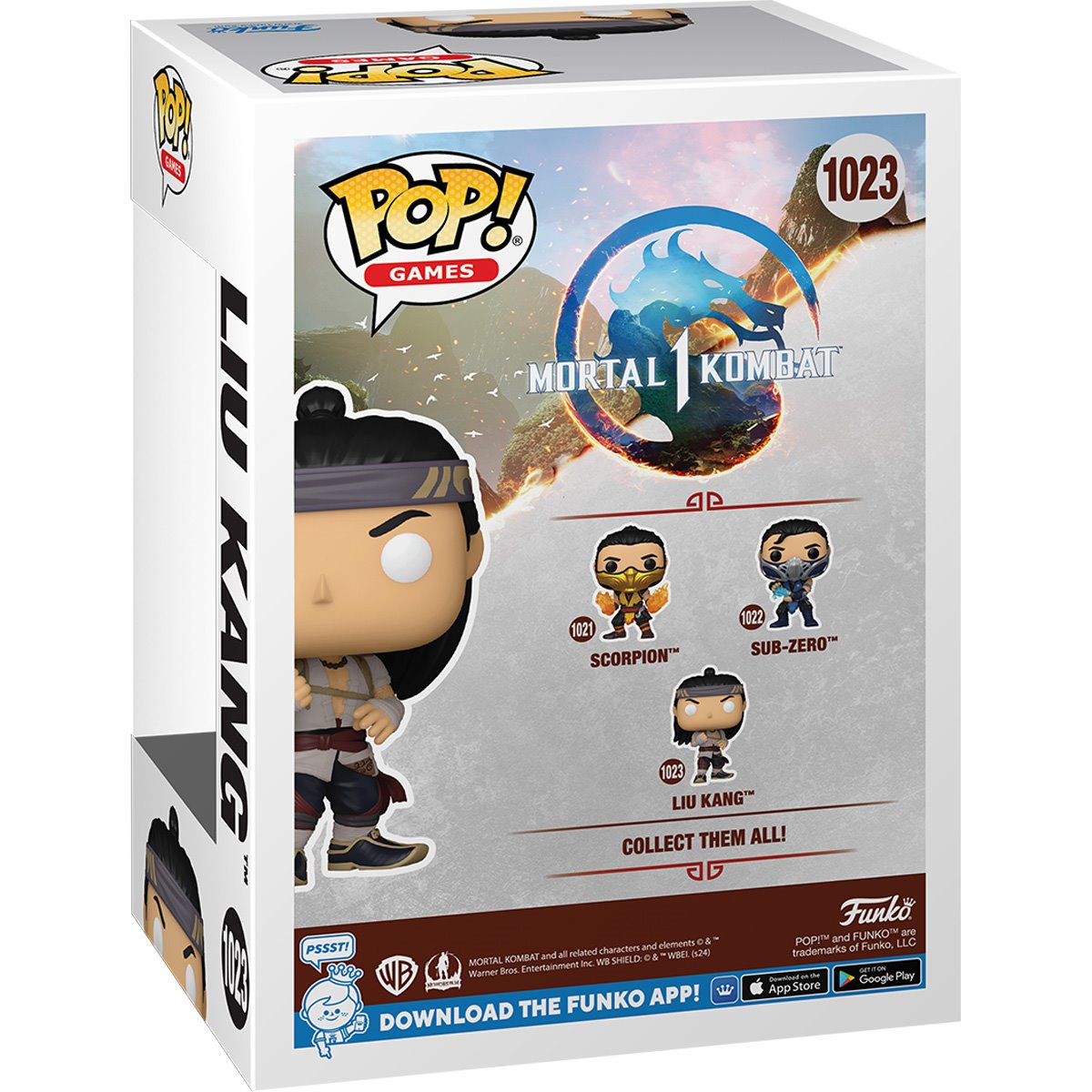 Funko POP! Gaming: Mortal Kombat 1 - Liu Kang (God of Fire)