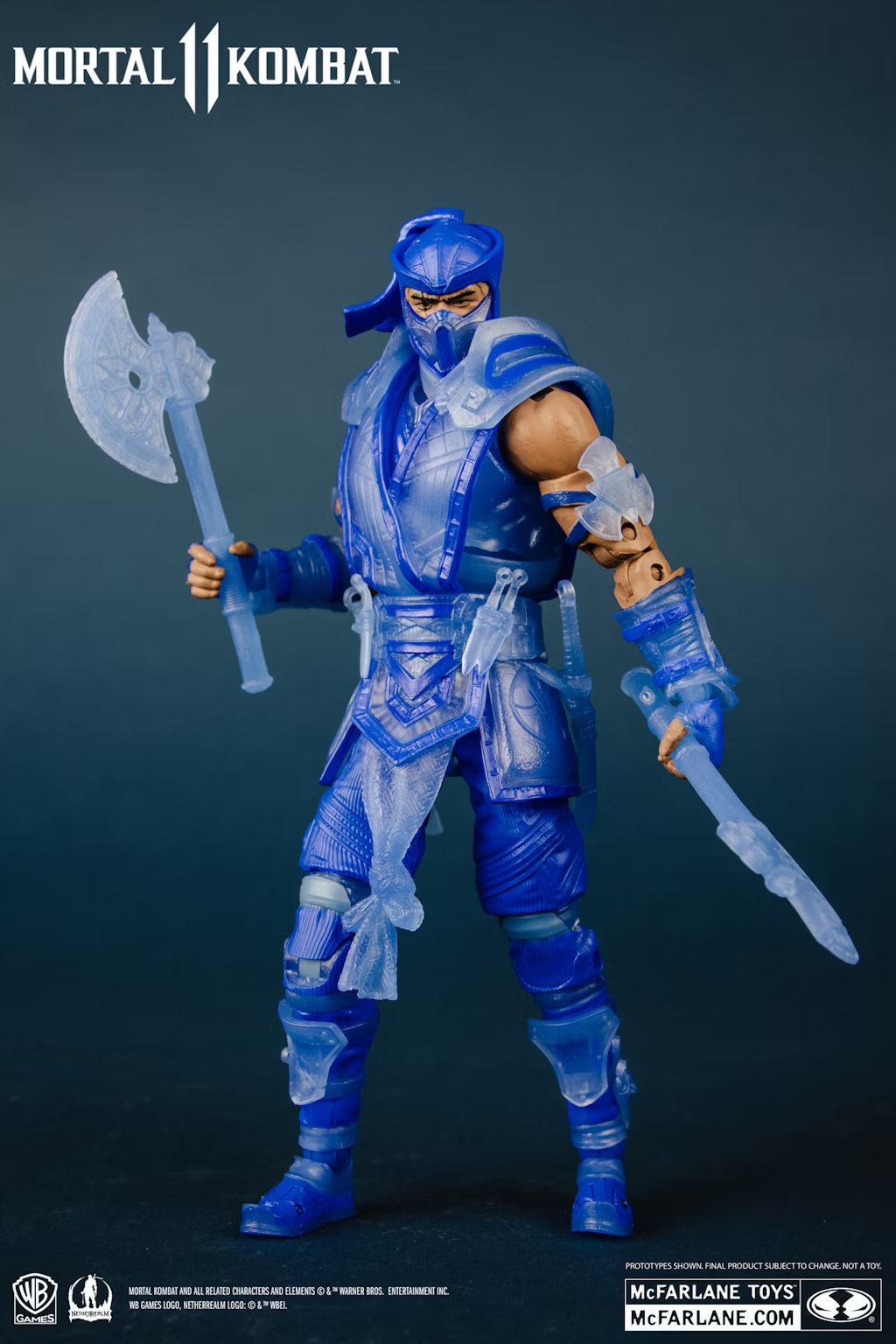 McFarlane Mortal Kombat – Sub-Zero (Glow In The Dark Edition) Gold Label  Action Figure