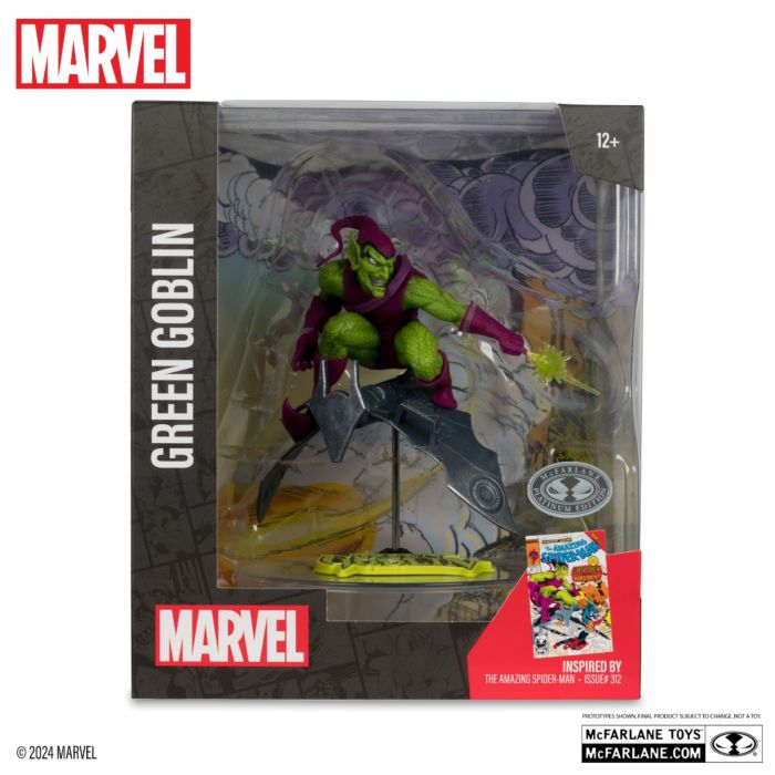 Mcfarlane Marvel Comics: The Amazing Spider-Man #312 - Green Goblin 1/10 Scale Collectible (Platinum Edition)