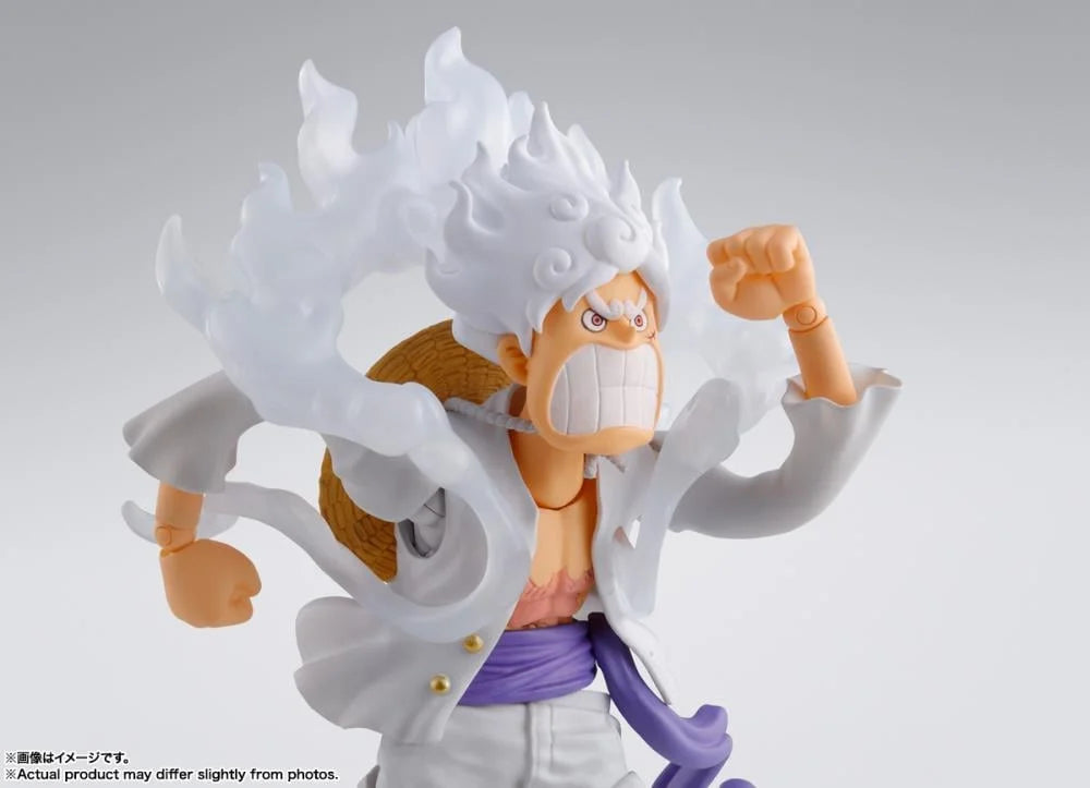 Bandai S.H.Figuarts: One Piece – Monkey D. Luffy (Gear 5) Action Figure