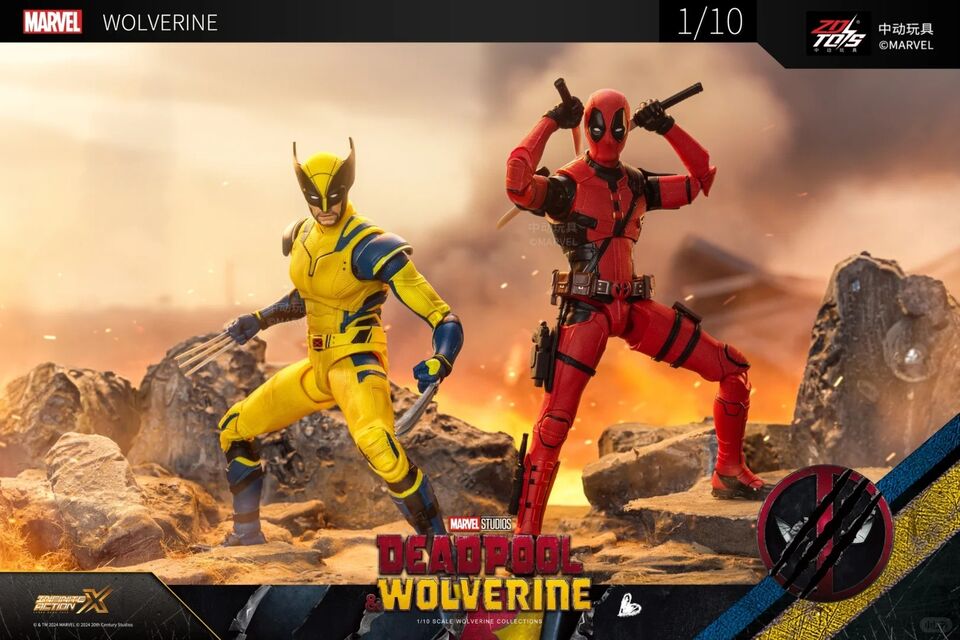 ZD Toys: Deadpool and Wolverine - Deadpool 1:10 Scale Action Figure