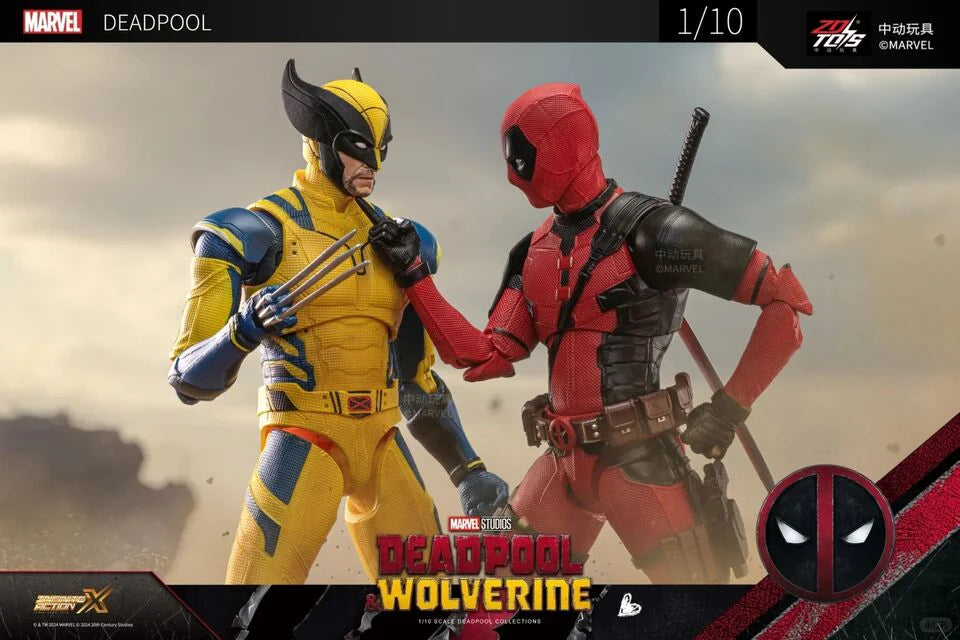 ZD Toys: Deadpool and Wolverine - Deadpool 1:10 Scale Action Figure