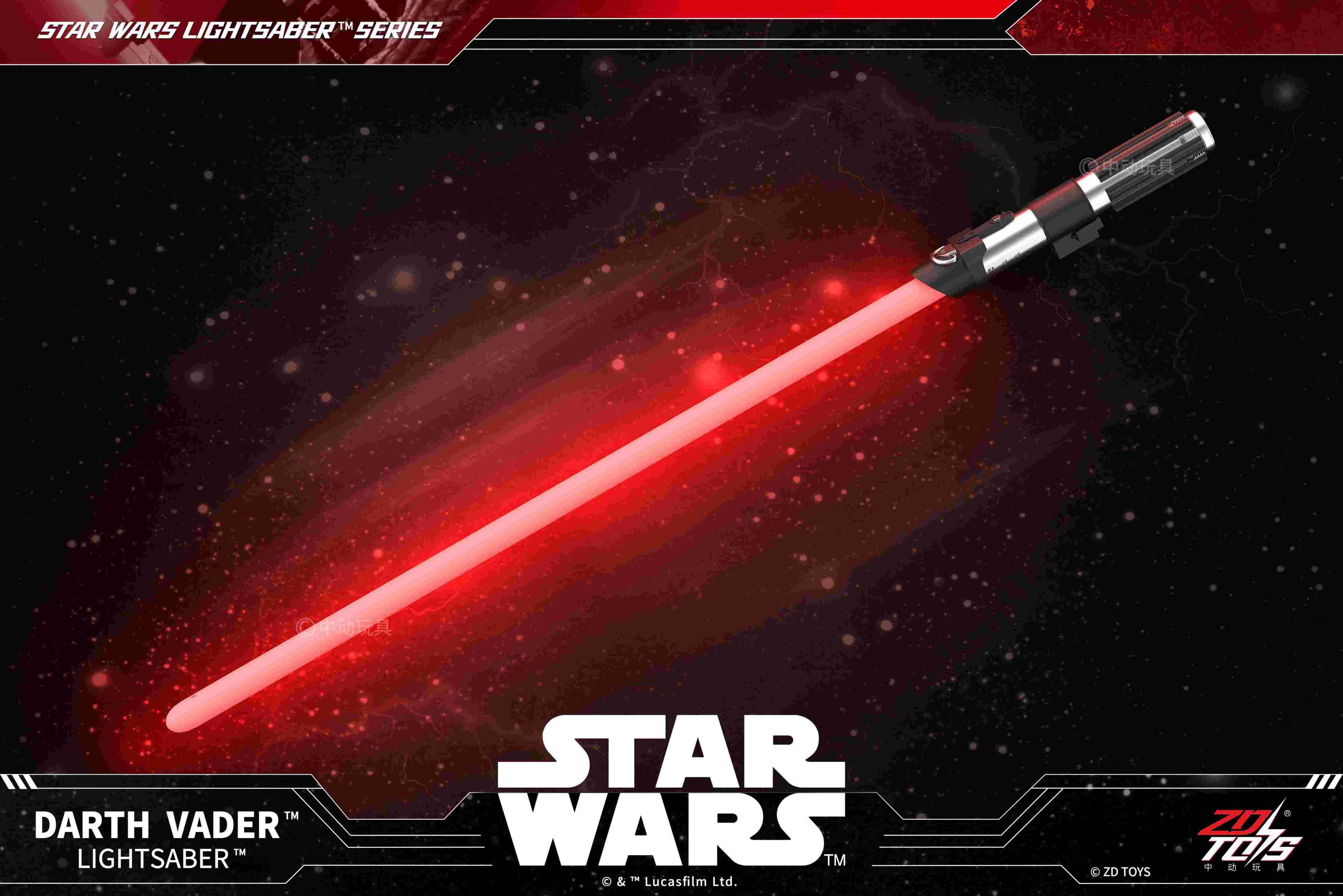 ZD Toys Star Wars Lightsaber Collection - Darth Vader Red Lightsaber Replica