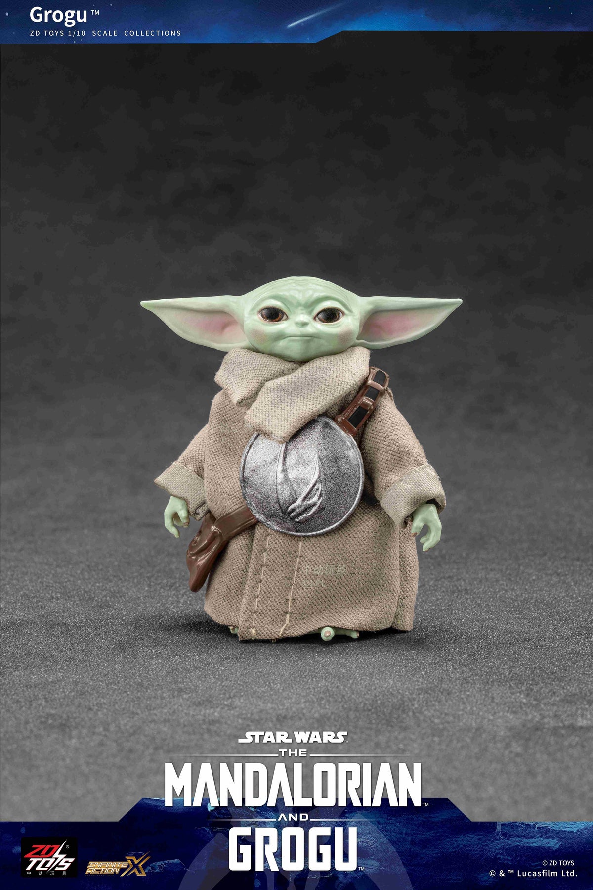 ZD Toys: Star Wars - Grogu 1/10 Scale Action Figure