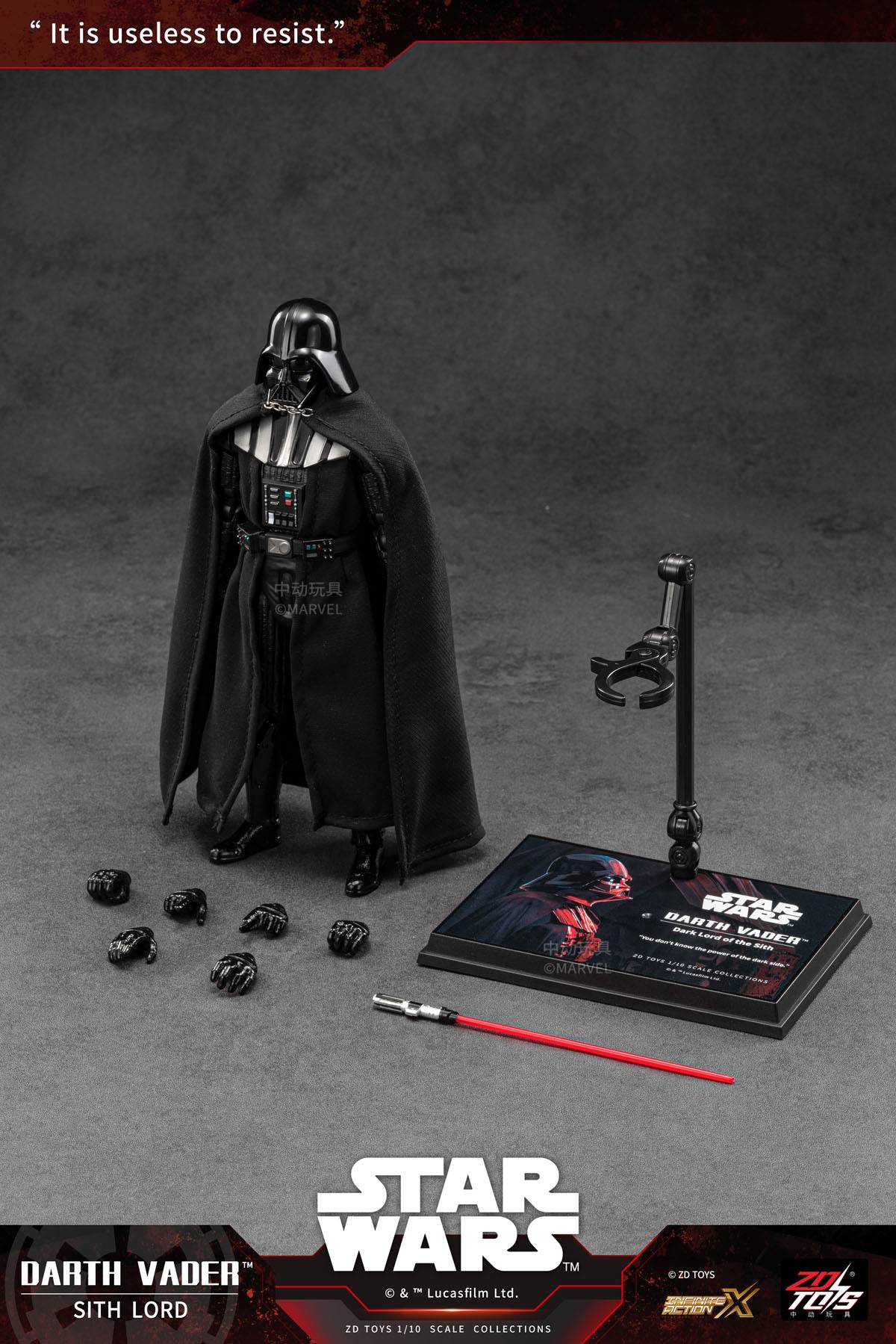 ZD Toys: Star Wars - Darth Vader 1/10 Scale Action Figure