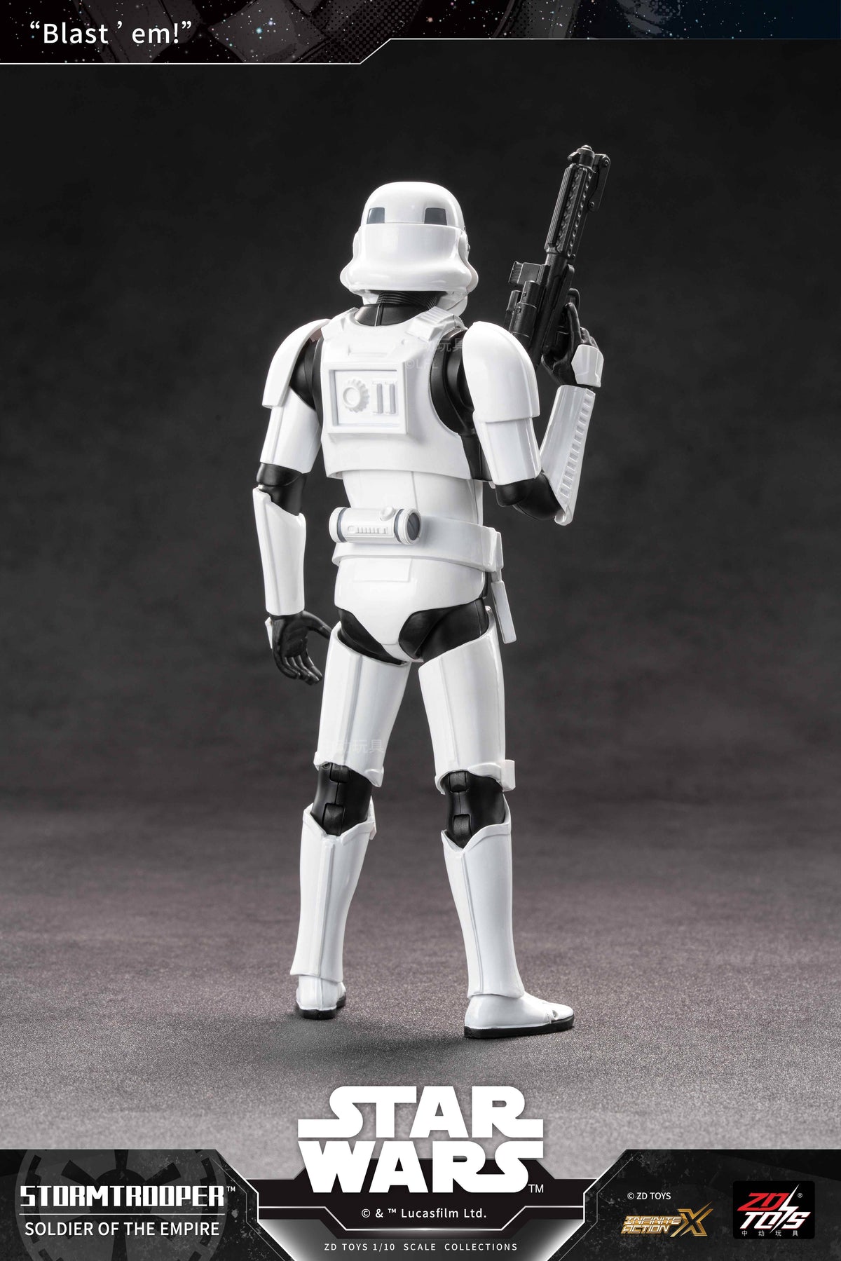 ZD Toys: Star Wars - Storm Trooper 1/10 Scale Action Figure