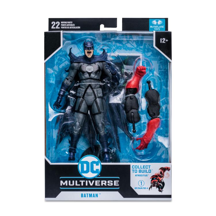 Mcfarlane DC Multiverse: Blackest Night - Batman (Black Lantern) Action Figure (Collect to Build: Atrocitus)