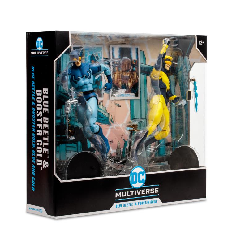 Mcfarlane DC Multiverse: Booster Gold & Blue Beetle Action Two-Pack
