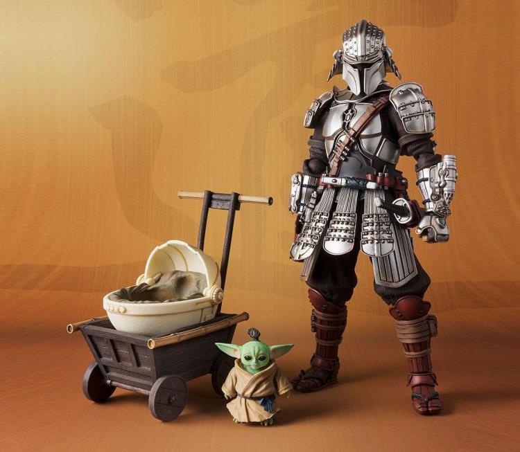 The Mandalorian Mei Sho Movie Realization Ronin Mandalorian and Grogu Action Figure Box Set