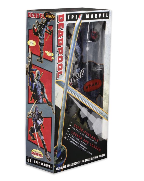 NECA Marvel Classics: Deadpool (X-Force) 1/4 Scale Action Figure