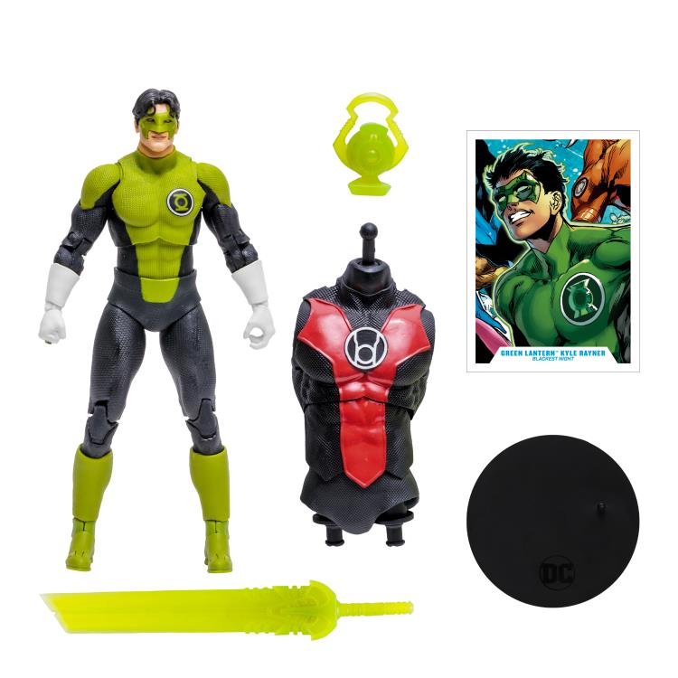 Mcfarlane DC Multiverse: Blackest Night - Green Lantern (Kyle Rayner) Action Figure (Collect to Build: Atrocitus)
