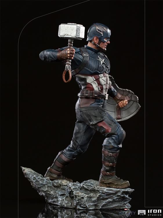 Iron Studios The Infinity Saga Battle Diorama Series Captain America Ultimate 1/10 Art Scale Limited Edition Statue