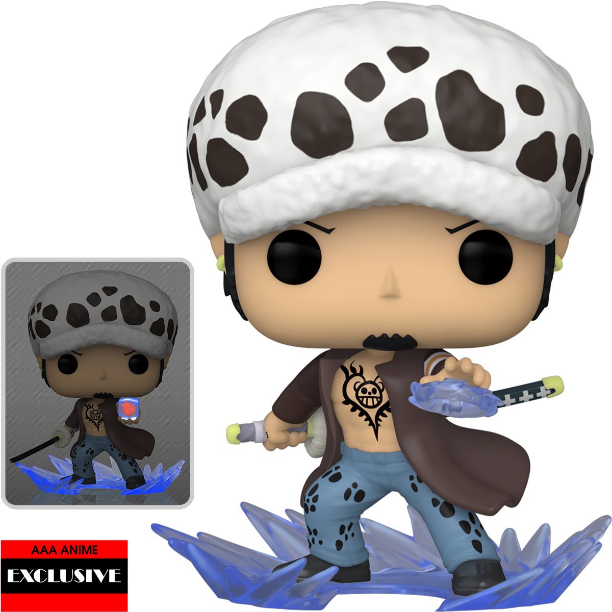 Funko POP! Animation: One Piece - Trafalgar Law Room Attack - AAA Anime Exclusive (CHASE)